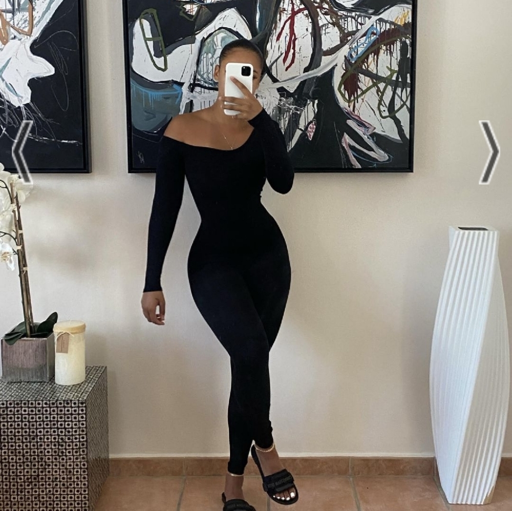 Jluxlabel NWT off shoulder jumpsuit black